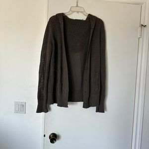 T by Alexander Wang Open Knit Sweater